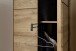 Garderobenschrank >ARAYA<  2 Türen, Eiche teilmassiv - 69x195x40,5 (BxHxT)
