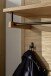 Garderobenpaneel >ARAYA< 5 Haken, Ablage, Eiche teilmassiv - 79x112x27 (BxHxT)