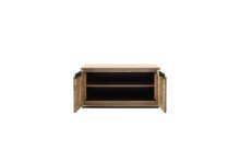 Garderoben-Set >ARAYA< (3-teilig) in Eiche teilmassiv - 148x195x40,5 (BxHxT)