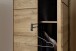Garderoben-Set >ARAYA< (3-teilig) in Eiche teilmassiv - 148x195x40,5 (BxHxT)