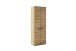 Garderoben-Set >ARAYA< (3-teilig) in Eiche teilmassiv - 148x195x40,5 (BxHxT)