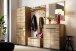 Garderoben-Set >ARAYA< (3-teilig) in Eiche teilmassiv - 148x195x40,5 (BxHxT)