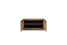Garderoben-Set >ARAYA< (4-teilig) in Eiche teilmassiv - 158x195x40,5 (BxHxT)