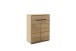Garderoben-Set >ARAYA< (4-teilig) in Eiche teilmassiv - 158x195x40,5 (BxHxT)