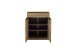 Garderoben-Set >ARAYA< (4-teilig) in Eiche teilmassiv - 158x195x40,5 (BxHxT)
