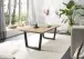 Couchtisch >ASOLA< in Eiche furniert / schwarz - 110x45x70cm (BxHxT)