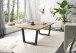 Couchtisch >ASOLA< in Eiche furniert / schwarz - 110x45x70cm (BxHxT)