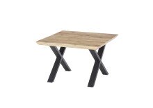 Couchtisch >ASOLA< in Eiche / schwarz, furniert -...