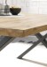 Couchtisch >ASOLA< in Eiche / schwarz, furniert - 110x45x70cm (BxHxT)