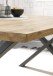 Couchtisch >ASOLA< in Eiche / schwarz, furniert - 110x45x70cm (BxHxT)