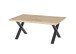 Couchtisch >ASOLA< in Eiche / schwarz, furniert - 110x45x70cm (BxHxT)