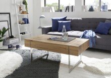 Couchtisch >PAPHOS< Schublade, Asteiche furniert /...