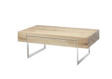 Couchtisch >BIRMINGHAM< Schublade, Eiche furniert /...