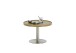 Couchtisch >MONTEVERDE< in Eiche furniert, Holzwerkstoff/ Metall - 40x60cm (HxD)