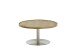 Couchtisch >MONTEVERDE< in Eiche furniert, Holzwerkstoff/ Metall - 40x80cm (HxD)