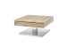 Couchtisch >MONROVIA< mit Stauraumfach, Asteiche furniert - 75x38x75 (BxHxT)