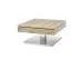 Couchtisch >MONROVIA< mit Stauraumfach, Asteiche furniert - 75x38x75 (BxHxT)