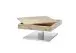 Couchtisch >MONROVIA< mit Stauraumfach, Asteiche furniert - 75x38x75 (BxHxT)