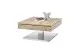 Couchtisch >MONROVIA< mit Stauraumfach, Asteiche furniert - 75x38x75 (BxHxT)