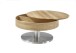 Couchtisch >SUVA< mit Stauraum, Asteiche furniert, Holzwerkstoff/ Metall - 40x79cm (HxD)