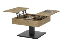 Couchtisch >ASHTON< aufklappbar, Eiche furniert /...