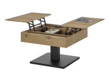 Couchtisch >ASHTON< aufklappbar, Eiche furniert /...