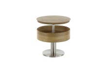 Couchtisch >TANGER< mit Lift un Stauraum, Asteiche furniert - 47/65x60cm (HxD)