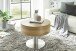 Couchtisch >TANGER< mit Lift un Stauraum, Asteiche furniert - 47/65x60cm (HxD)
