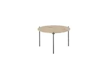 Couchtisch >ASSUAN< in Eiche, Massivholz / Metall -...