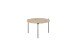 Couchtisch >ASSUAN< in Eiche, Massivholz / Metall - 33x55cm (HxD)