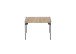 Couchtisch >ALTO< in Eiche, massivholz / Metall - 60x38x60cm (BxHxT)