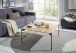 Couchtisch >ALTO< in Eiche, Massivholz / Metall - 80x38x80cm (BxHxT)