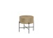 Beistelltisch >MANACOR< in Eiche Dekor, Holzwerkstoff/ Metall - 45x45cm (HxD)