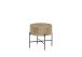 Beistelltisch >MANACOR< in Eiche Dekor, Holzwerkstoff/ Metall - 45x45cm (HxD)