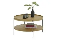 Couchtisch >ARENAL< in Eiche furnier, Holzwerkstoff...