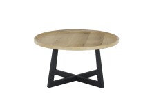 Couchtisch >CASORIA< in Eiche furniert - 80x40x80x80 (BxHxTxD)