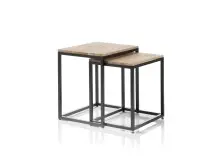 Satztisch >SAKURA< (2er Set) in Asteiche,...