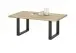 Couchtisch >HAVANNA< in Eiche, Massivholz / Metall - 110x45x70cm (BxHxT)