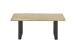 Couchtisch >HAVANNA< in Eiche, Massivholz / Metall - 110x45x70cm (BxHxT)
