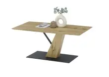 Couchtisch >BRESCIA< in Eiche furnier - 110x45x60...