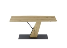 Couchtisch >BRESCIA< in Eiche furnier - 110x45x60 (BxHxT)