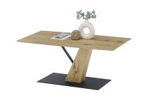 Couchtisch >BRESCIA< in Eiche furnier - 110x45x60 (BxHxT)