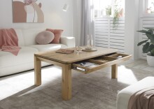 Couchtisch >ZWOLLE< mit Stauraum Schublade, in...