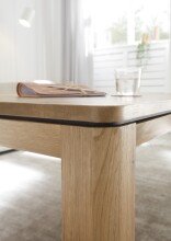 Couchtisch >ZWOLLE< mit Stauraum Schublade, in Eiche furniert - 110x45x70 (BxHxT)