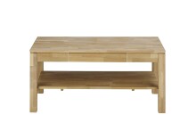 Couchtisch >SALEM< mit Schublade, Kernbuche, Massivholz - 115x54x70cm (BxHxT)