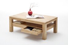 Couchtisch >GORDON< mit Schublade, Kernbuche,...