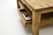 Couchtisch >GORDON< 2 Schübe, Asteiche, Massivholz - 115x45x70cm (BxHxT)