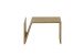 Beistelltisch >MOJAVE< in Eiche, Massivholz - 60x35x40cm (BxHxT)