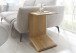 Beistelltisch >MOJAVE< in Eiche, Massivholz - 60x35x40cm (BxHxT)