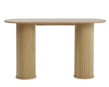 Konsolentisch >NOLA< in Eiche furniert, MDF - 130x75x40cm (BxHxT)